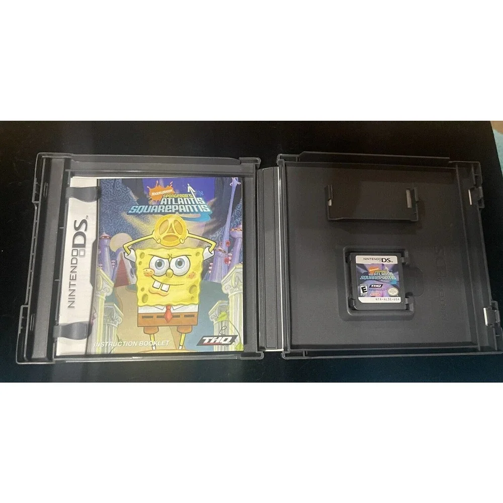Nintendo DS‎ : Spongebob Squarepants: Atlantis Squarepantis VideoGames W/ Manual